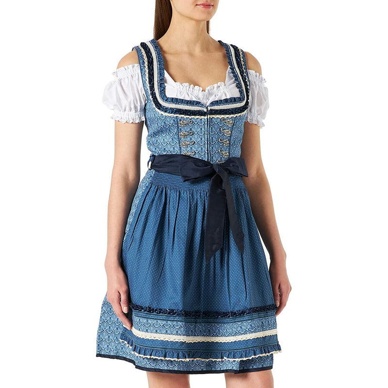 Vestito Stockerpoint Dirndl Angelica Azzurro 40 (Ricondizionati A)