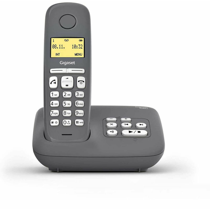 Téléphone Sans Fil Gigaset A280A DECT Gris Répondeur téléphonique (Reconditionné A)