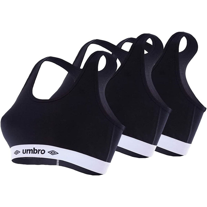 Reggiseno Sportivo Umbro Nero XL (Ricondizionati A+)