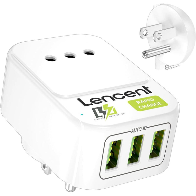 Universal Travel Power Adapter White (Refurbished A+)