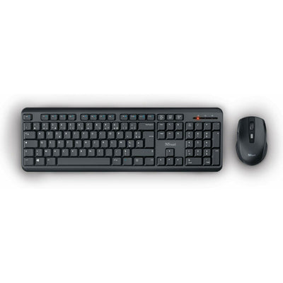 clavier et souris Trust 24084 Azerty Italien (Reconditionné B)