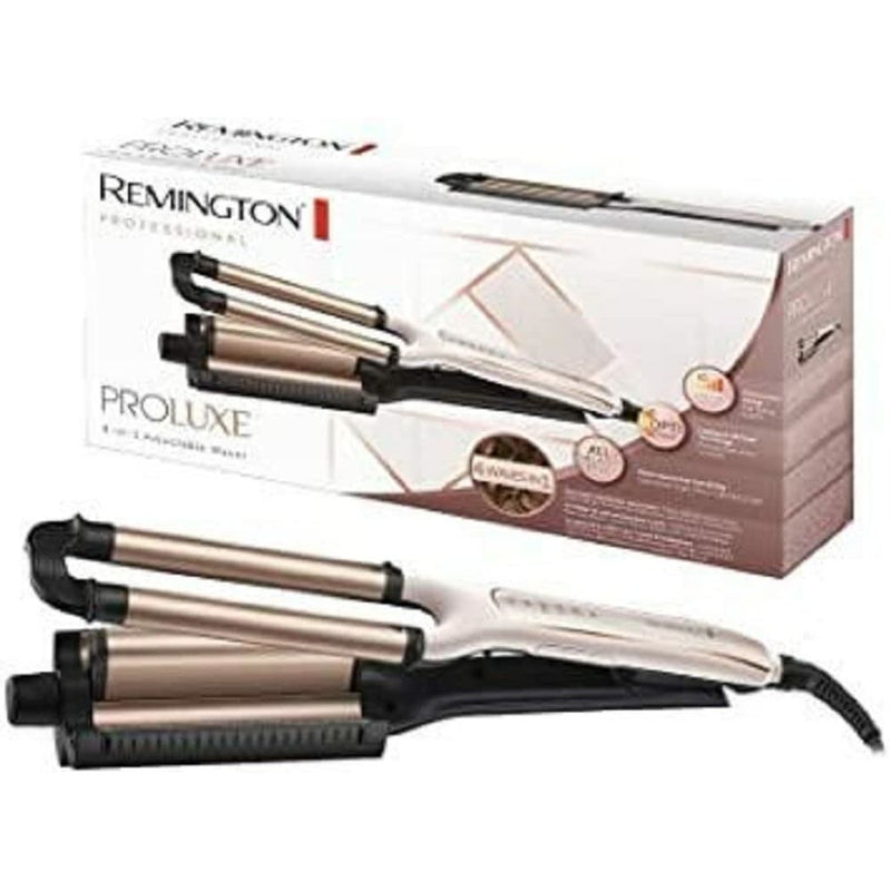 Rizador de Pelo Remington PROluxe 4in1 Negro Rosa Negro / Oro rosa (Reacondicionado B)