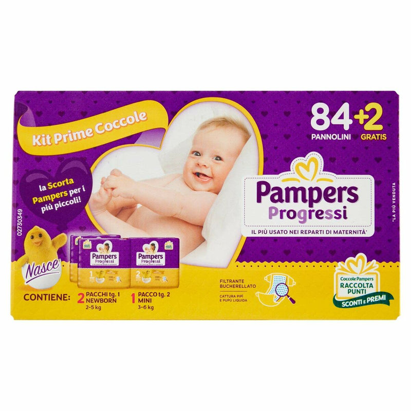 Einweg-Windeln Pampers 86 uds Unisex (Restauriert A+)