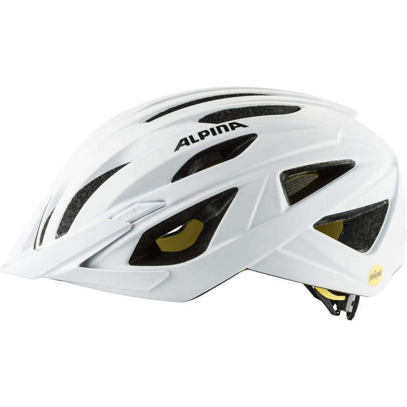 Fahrradhelm für Erwachsene Alpina Delft MIPS Helm 51-56 cm Weiß Unisex (Restauriert A)