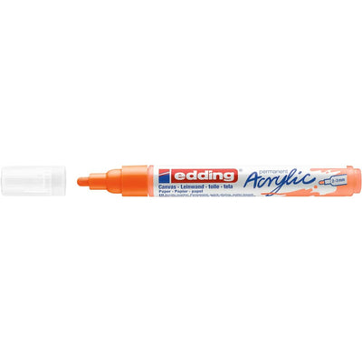 Marcatore permanente Edding 5100 Acrylic Arancio Neon (Ricondizionati A)