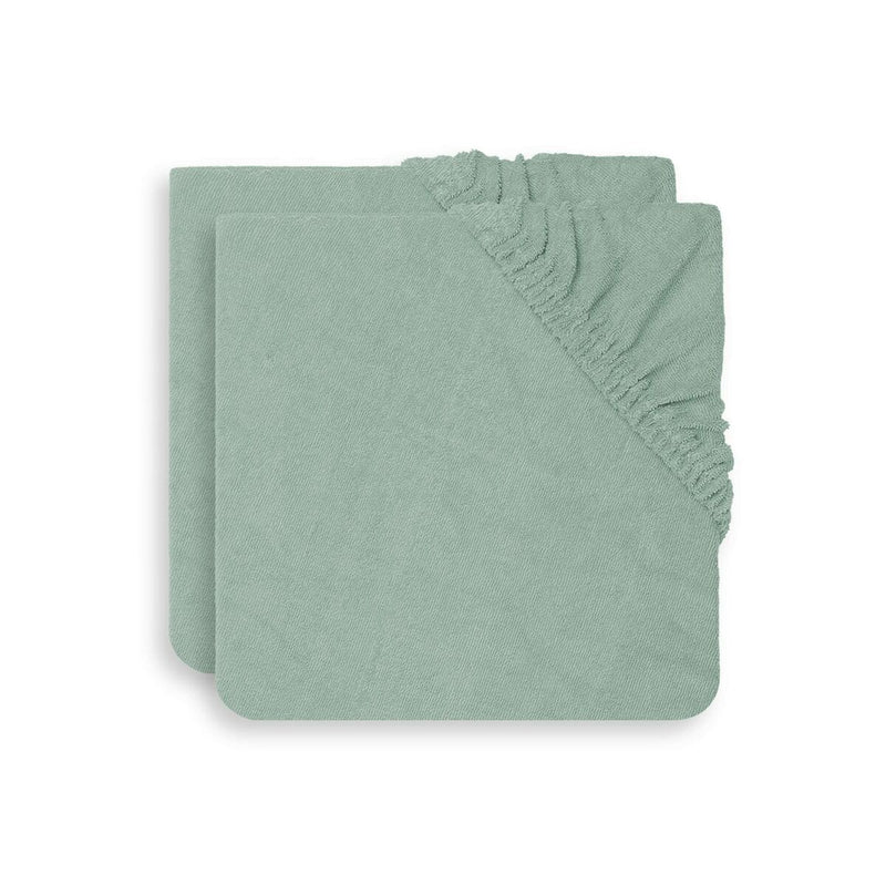 Fitted bottom sheet 2550-503-00095 Green 50 x 70 cm Changer (Refurbished A+)