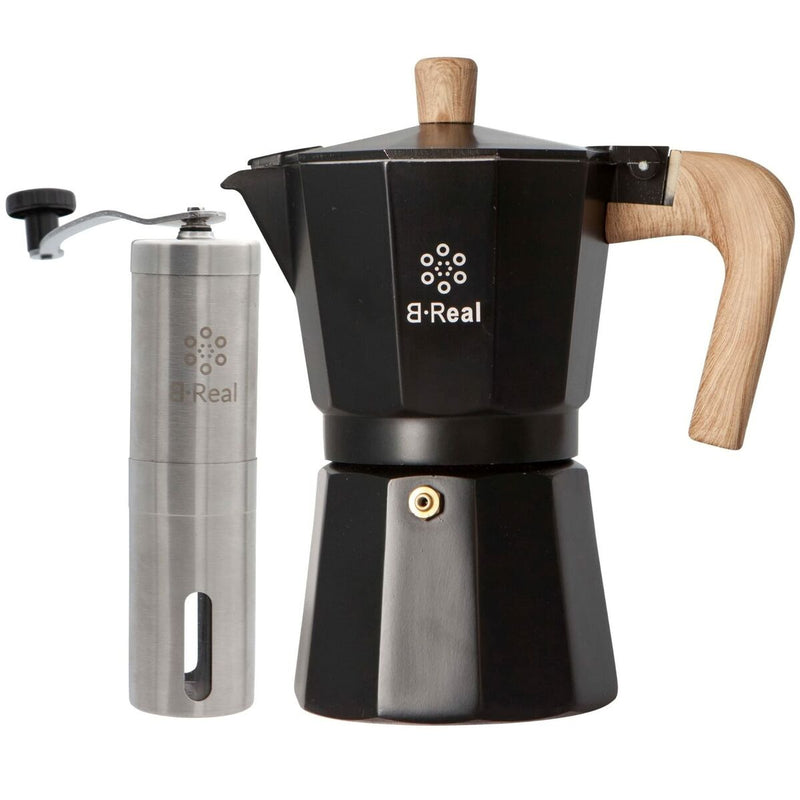 Italian Coffee Pot Black (Refurbished C)