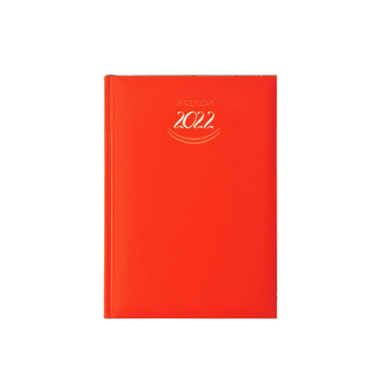 Agenda 2022 Rouge (15 x 21 cm) (Reconditionné C)