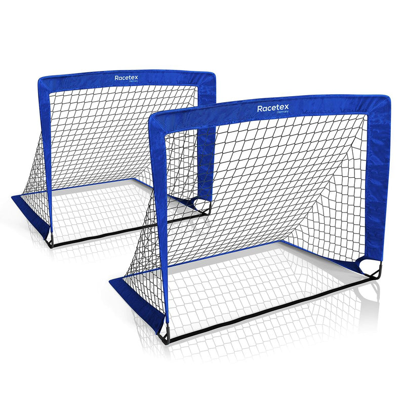 Cage de Foot Pliable Bleu (Reconditionné B)