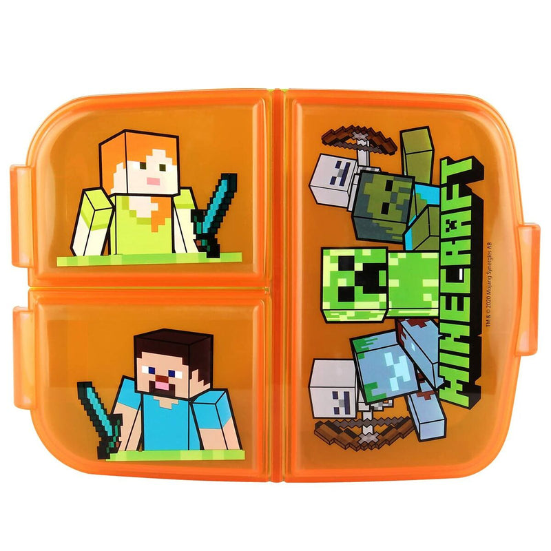 Lunchbox Minecraft Kunststoff Bunt (Restauriert B)