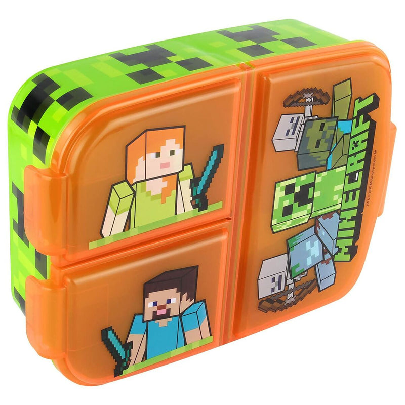 Lunchbox Minecraft Kunststoff Bunt (Restauriert B)