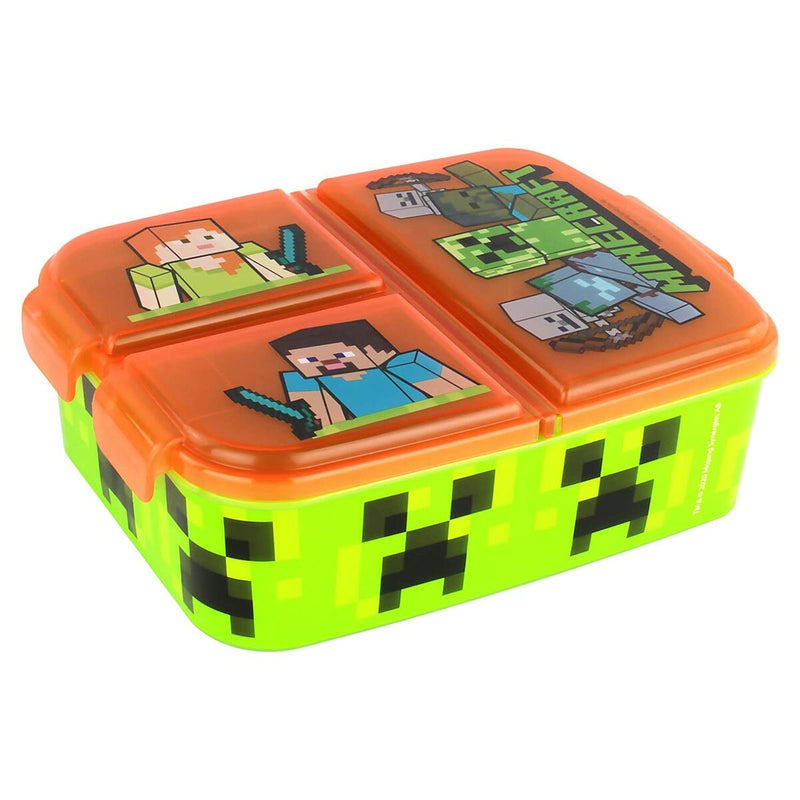 Lunchbox Minecraft Kunststoff Bunt (Restauriert B)