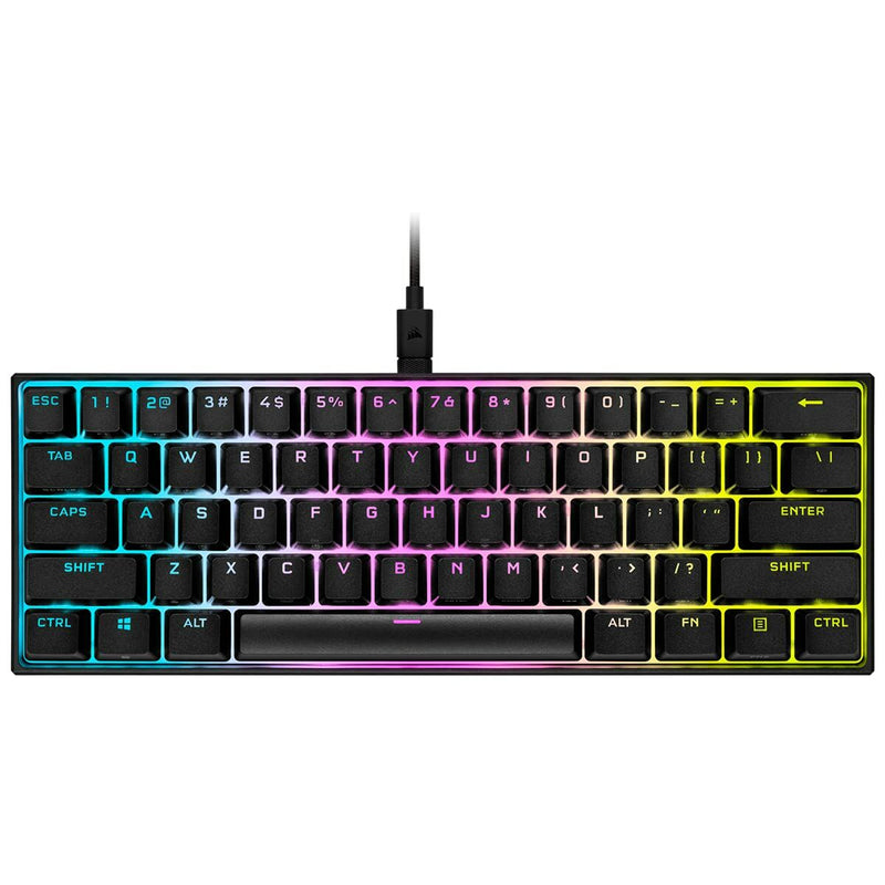 Teclado Corsair K65 Qwertz Alemán Negro (Reacondicionado A)