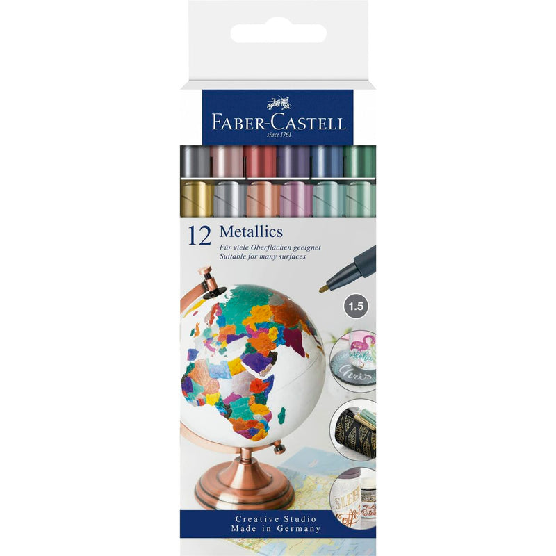 Set di Pennarelli Faber-Castell 12 Unità (Ricondizionati A)