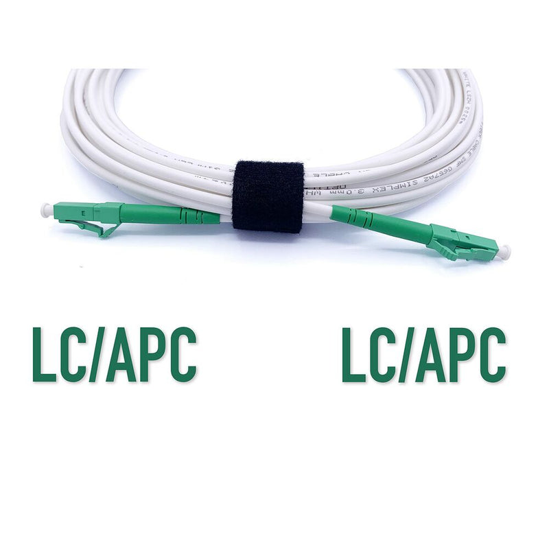 Cavo fibra ottica LC/APC a LC/APC Blanc (Ricondizionati A+)