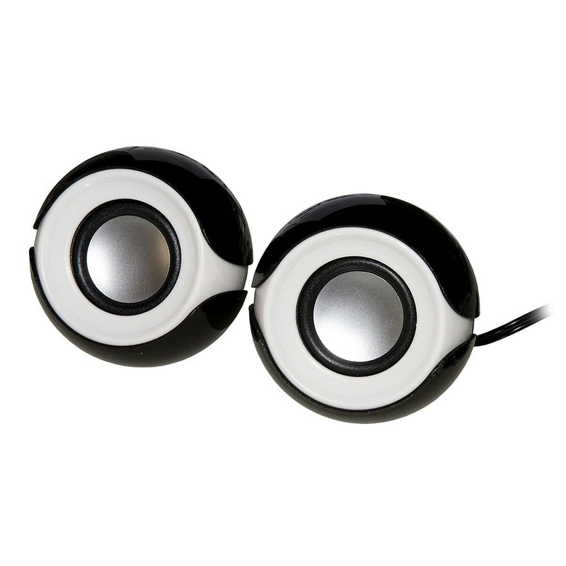 PC Speakers White/Black Jack 3,5 mm (Refurbished C)