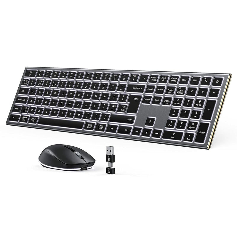 Teclado y Ratón Inalámbrico ISJ-WJK73FGTM (Reacondicionado A)