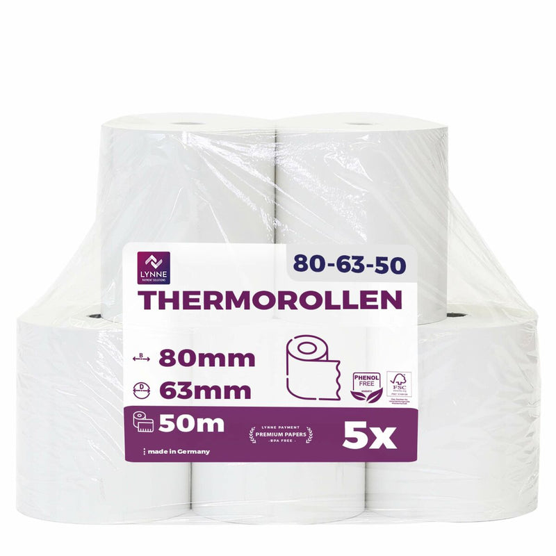 Thermal Paper Roll White (Refurbished A+)