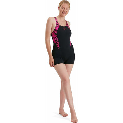 Women’s Bathing Costume Speedo Black/Pink 34 (Refurbished A)