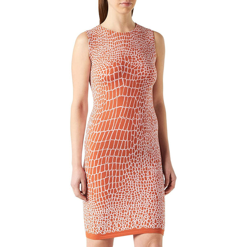 Vestido Just Cavalli Naranja 38 (Reacondicionado A+)