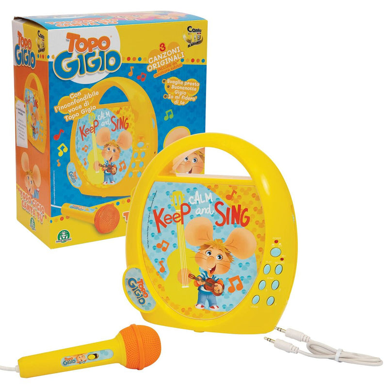 Karaoke Giochi Preziosi TOPO GIGIO Gelb (Restauriert A)