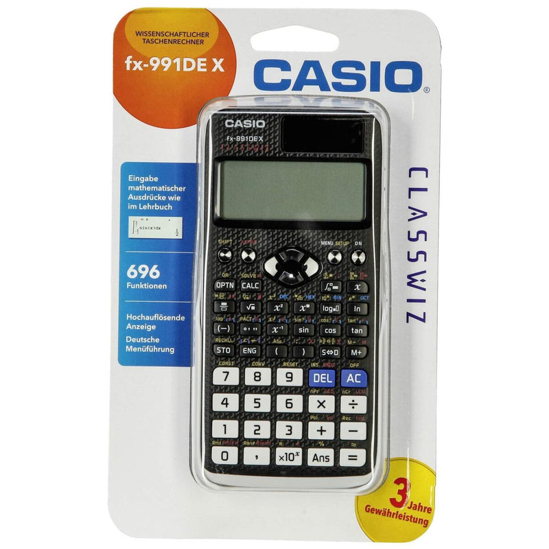 Calculadora Científica Casio FX-991DE X (Reacondicionado A)