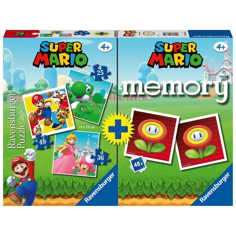 Juego de Cartas Ravensburger Super Mario Memory (Reacondicionado A+)