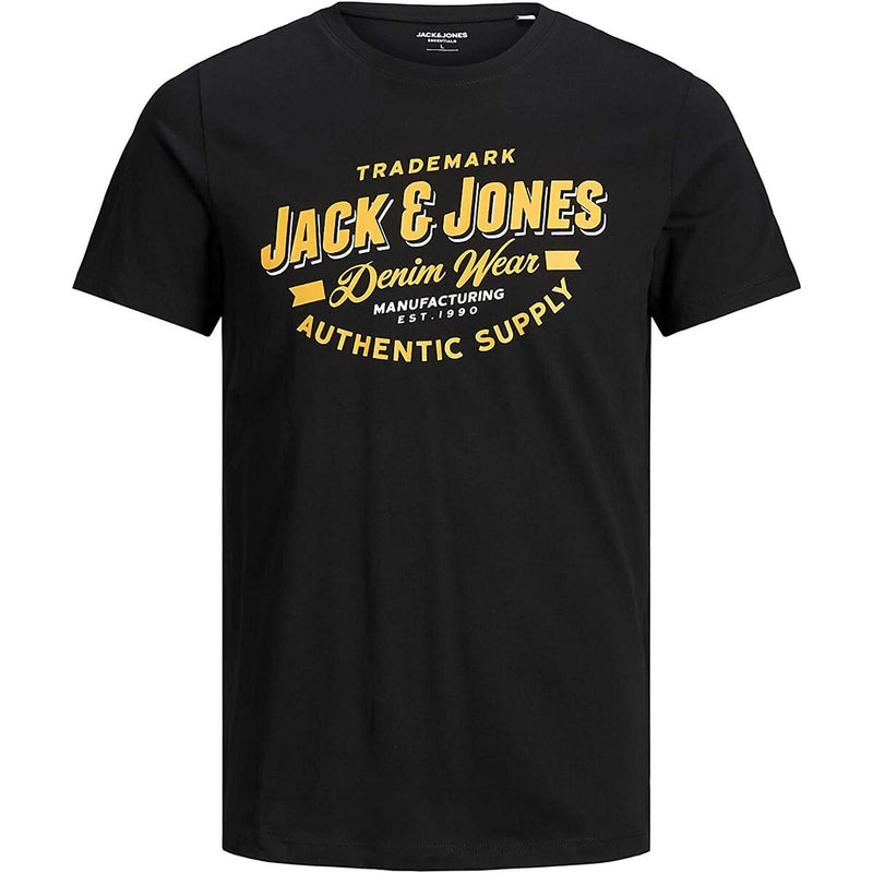 Camiseta de Manga Corta Jack & Jones 122-128 cm Negro (Reacondicionado A+)