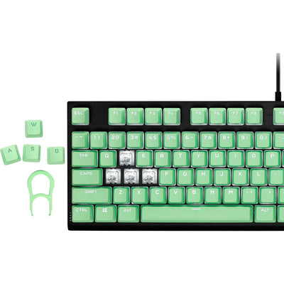 Tastatur Corsair PBT Double Shot Pro Keycap Kit Mod Teile und Zubehör (Restauriert A)