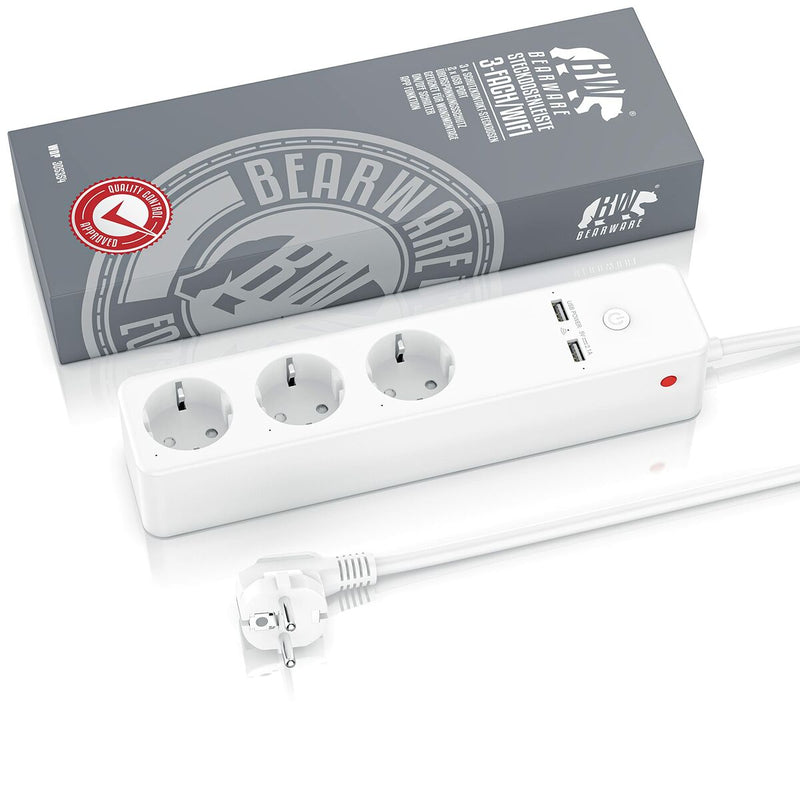 Rallonge 3 prises Schuko avec interrupteur CSL (Reconditionné A)