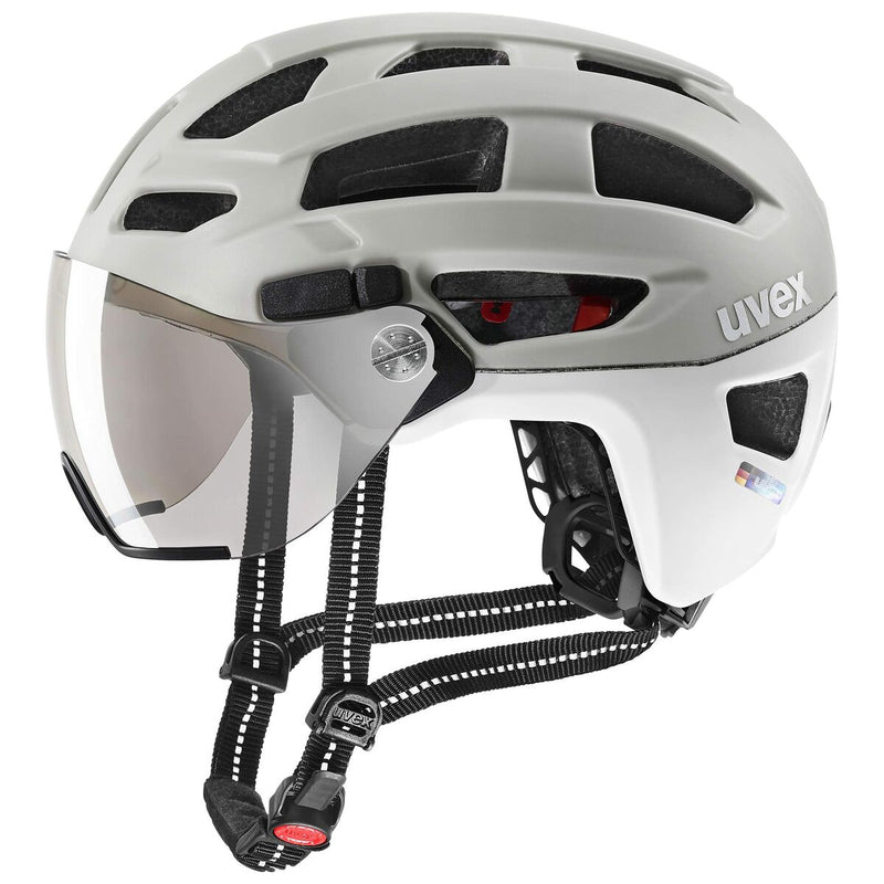 Casque de Cyclisme pour Adultes Uvex 56-61 cm Blanc Lumière LED (Reconditionné A)