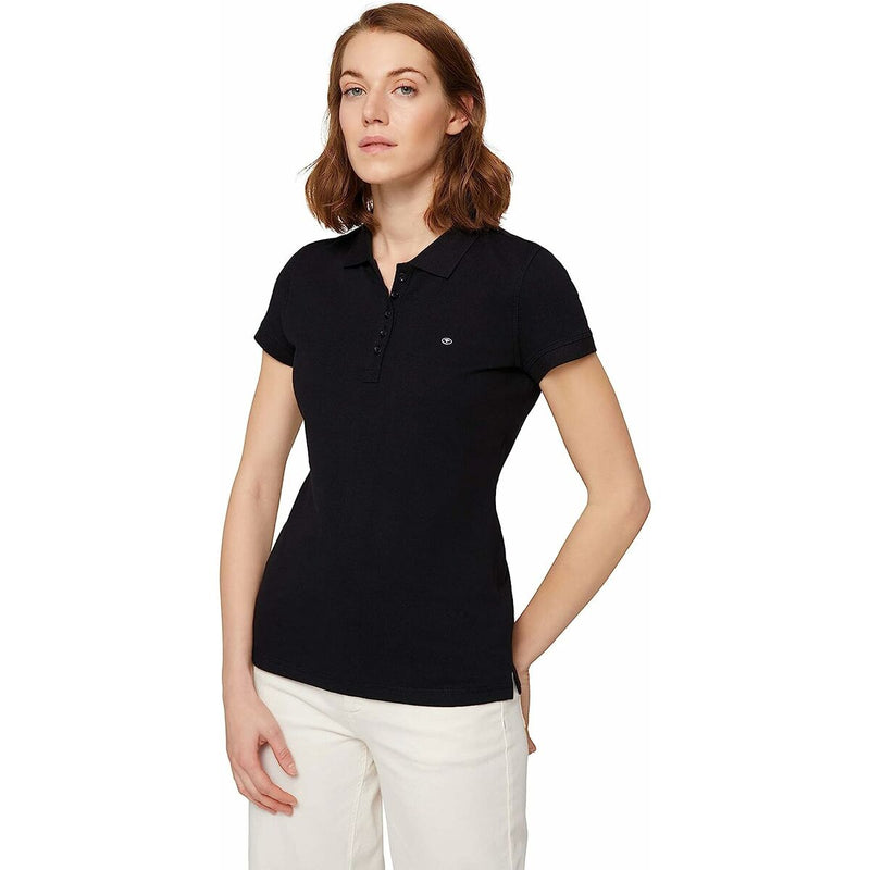 Polo de Manga Corta Mujer Tom Tailor Basic Negro XL (Reacondicionado A)