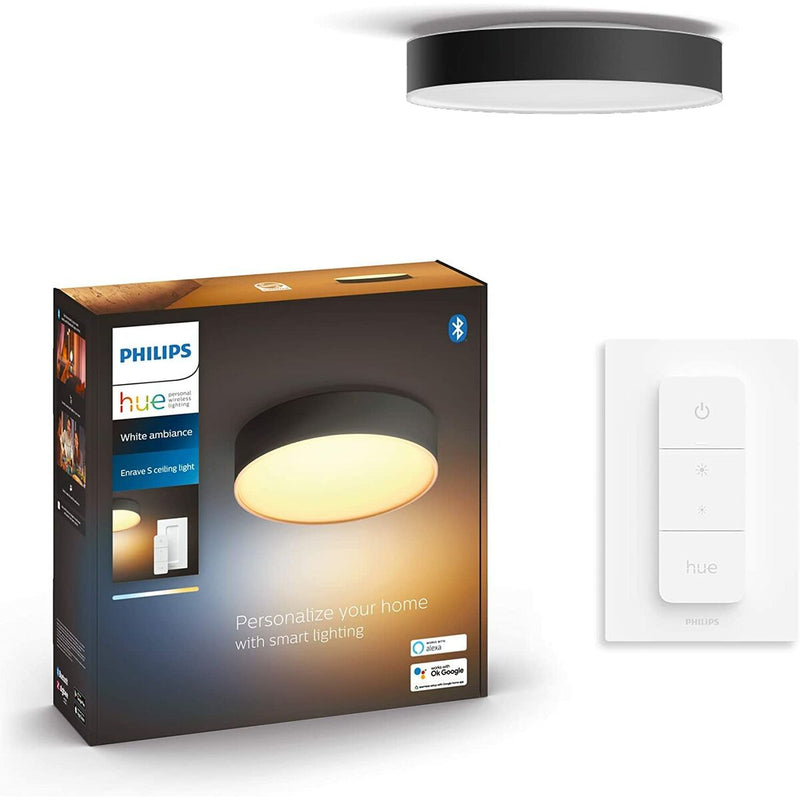 Ceiling Light Philips Black (Refurbished A+)