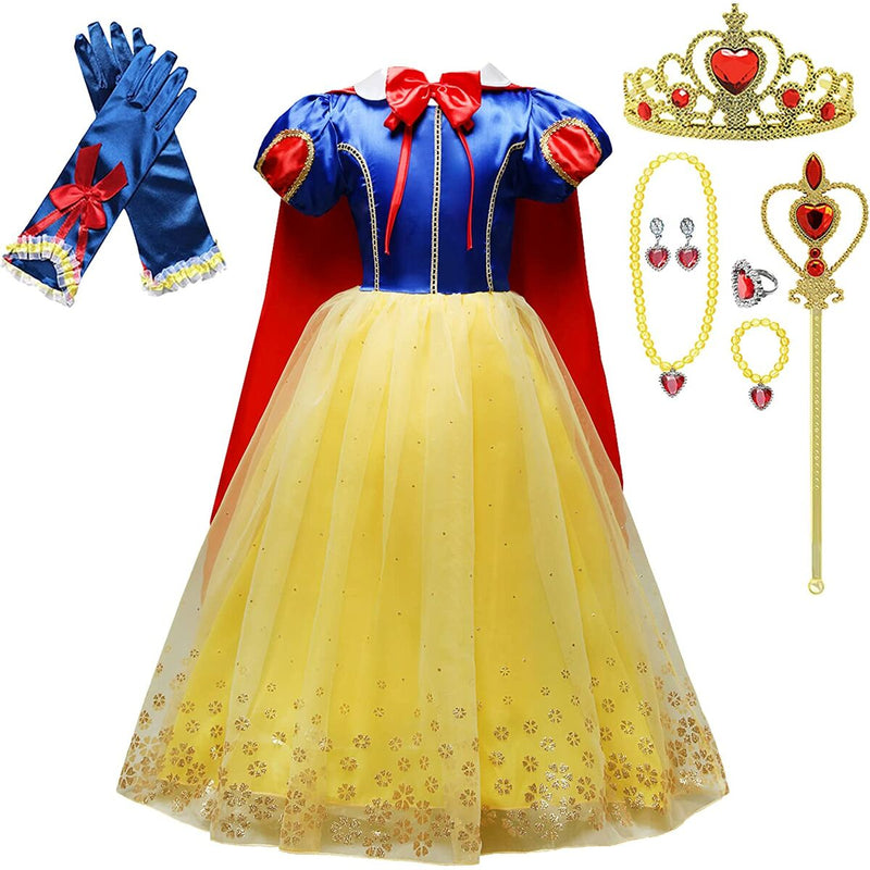 Costume per Bambini Biancaneve 8-9 anni (Ricondizionati B)