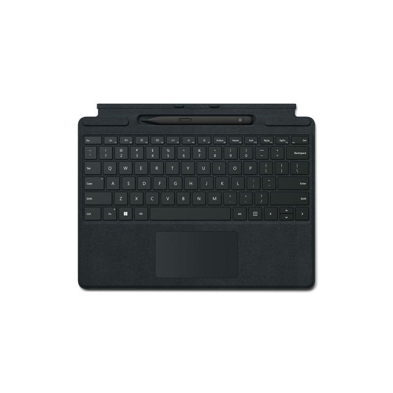 Clavier Bluetooth avec Support pour Tablette Microsoft Surface Pro 8 Noir Allemand QWERTZ (Reconditionné B)