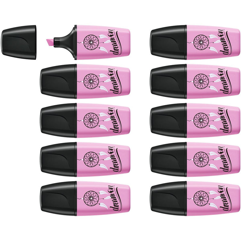 Highlighter Stabilo Pink 10 uds (Refurbished A+)