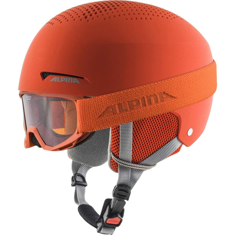 Casque de ski Alpina ZUPO PINEY 48-52 cm Orange Enfant (Reconditionné A)