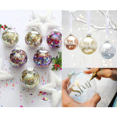 Bolas de Navidad Relleno Personalizable (Reacondicionado D)