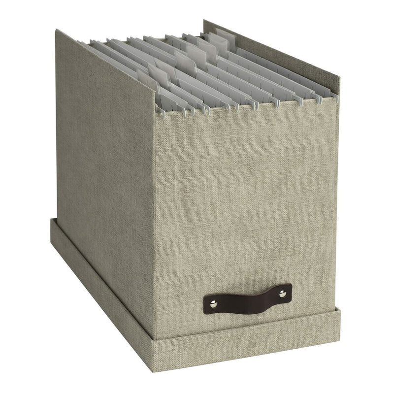 Caja de Archivo 9441C5549LEA648 Beige 26,5 x 35 x 18,5 cm (Reacondicionado C)