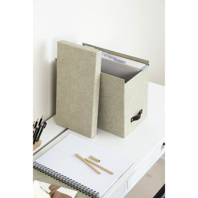 Caja de Archivo 9441C5549LEA648 Beige 26,5 x 35 x 18,5 cm (Reacondicionado C)