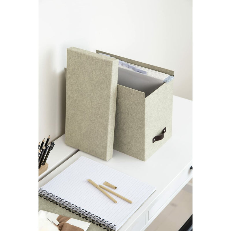 File Box 9441C5549LEA648 Beige 26,5 x 35 x 18,5 cm (Refurbished C)