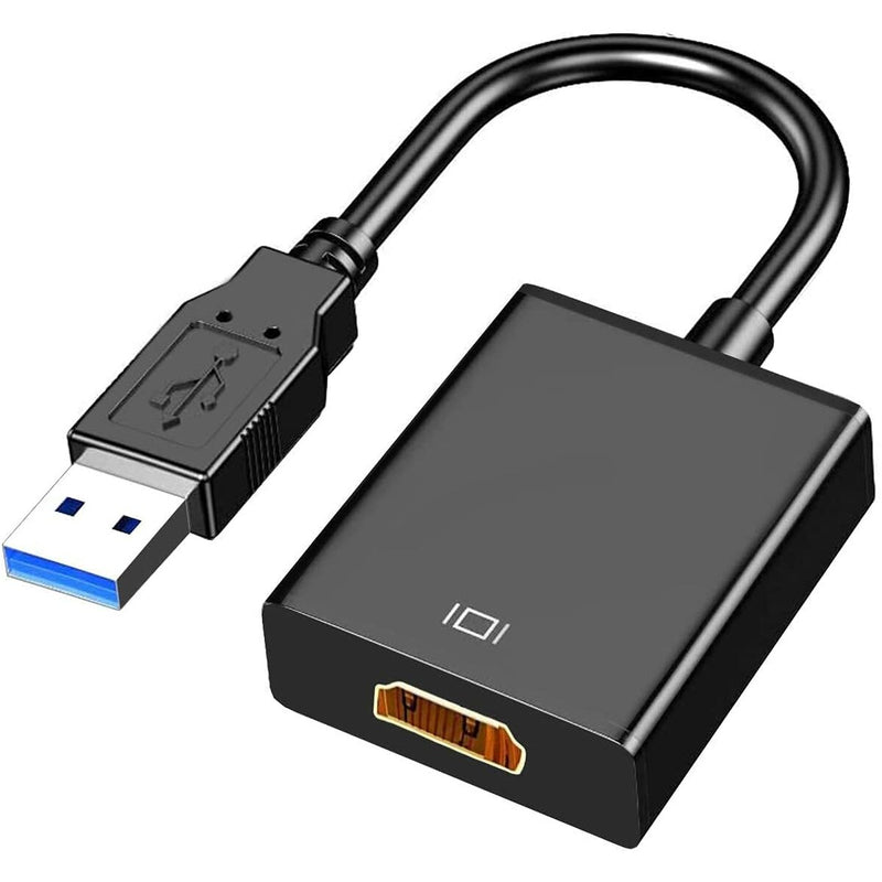 Adaptador USB 3.0 a HDMI Negro (Reacondicionado A)