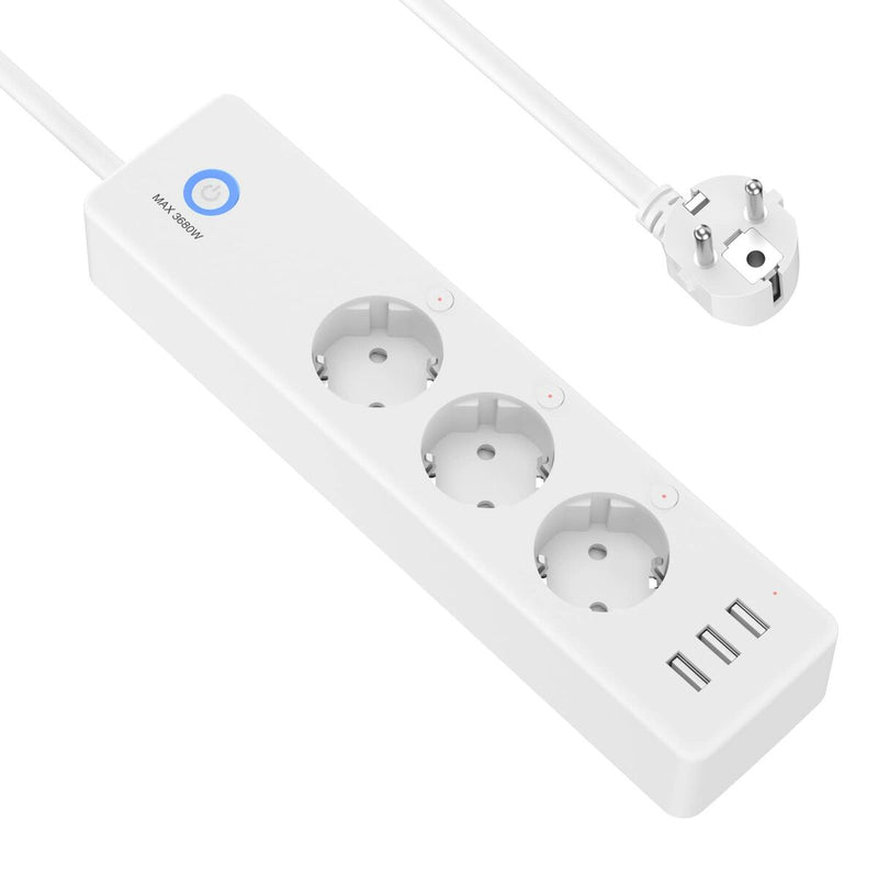 Power strip Amazon Alexa, Google Assistant (Refurbished A)