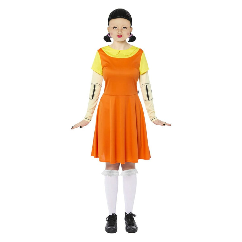 Costume per Adulti Squid Game Arancio (Ricondizionati B)