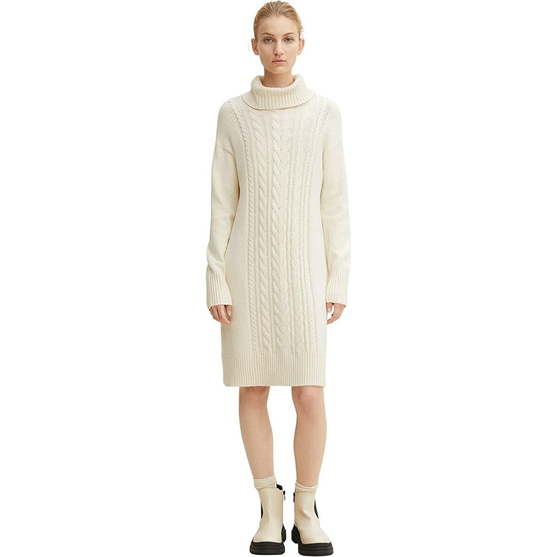 Dress Tom Tailor Cream 42 Sweater (Refurbished B)