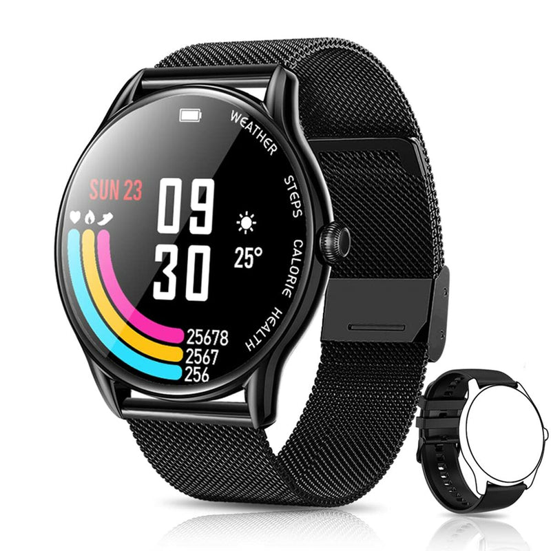 Smartwatch Rosa Android IP68 1,32" Nero (Ricondizionati A)