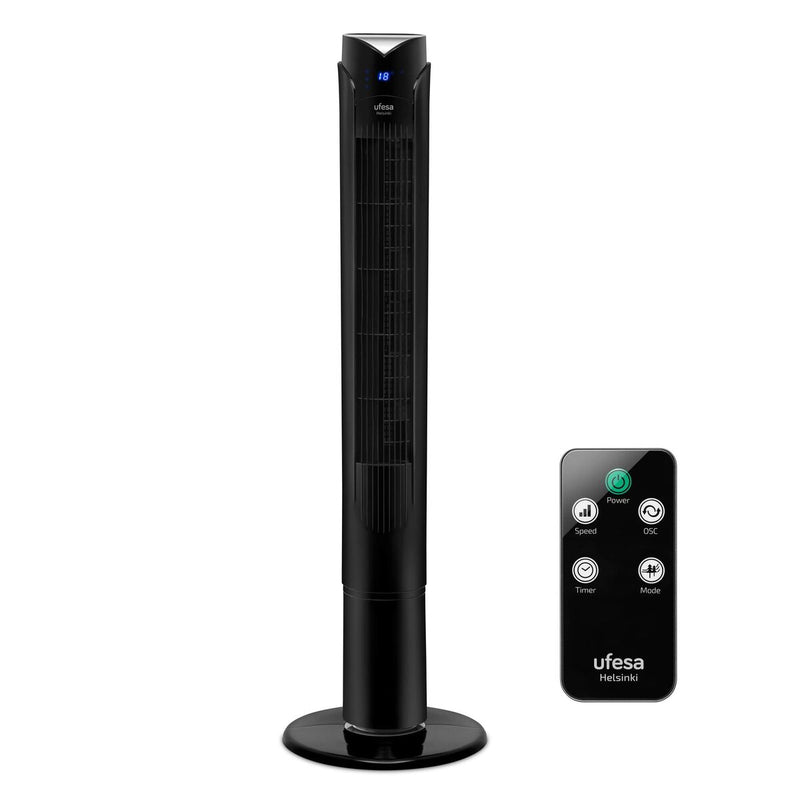 Ventilador de Torre con Mando a Distancia UFESA TW1600 Negro 45 W (Reacondicionado A)