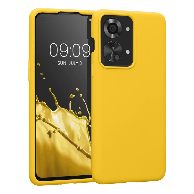 Custodia per Cellulare Silicone Giallo 5,5" Struttura posteriore (Ricondizionati B)