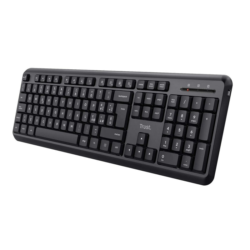 Tastiera Wireless Trust 24333 Qwerty Italiano Nero (Ricondizionati B)