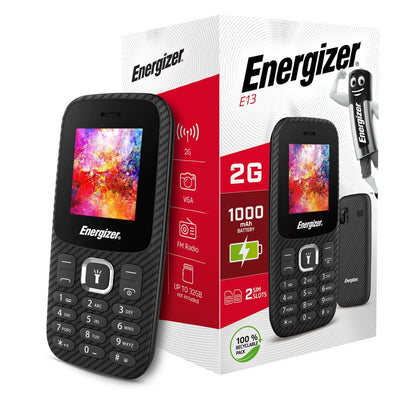 Téléphone Portable Energizer E13 1 GB RAM Noir (Reconditionné A+)